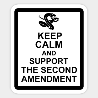 Keep calm and support 2A Sticker